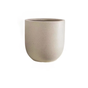 Beige Flower Pot