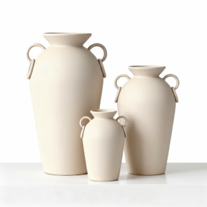 Vase With Circular Handle