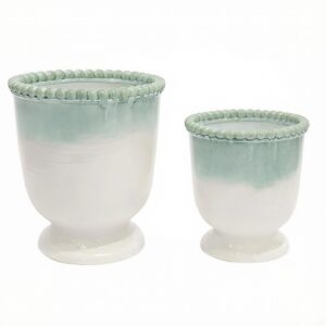 Waterdrop Mouth Ceramic Vase