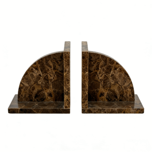 Brown Marble bookend