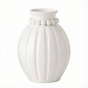 Round Bead Ceramic Vase