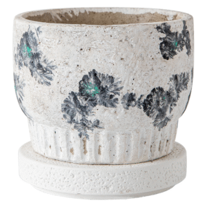 Ink Wash Style Cement Flowerpot