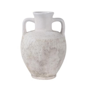 10.8inch Light Gray Rough Surface Vase