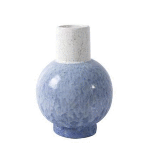 11.8 inch Blue Glazed Vase