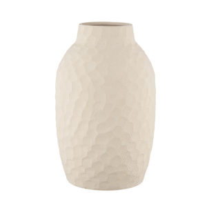 12.6-inch Beige Creative Vase