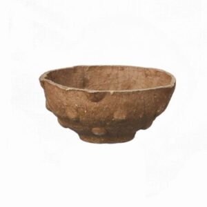 3.65inch Rustic Textured Paper Pulp/Ceramic Bowl