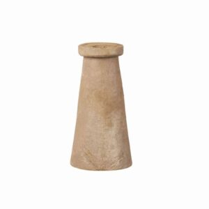 Light Terracotta Taper Candle Holder