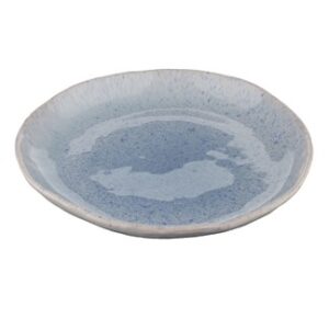 Gradient Blue Speckled Ceramic Plate