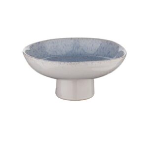 3.95inch Gradient Blue Speckled Ceramic Pedestal Bowl