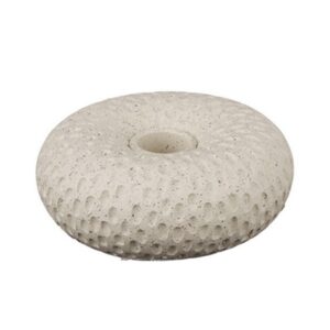 1.6inch Speckled Off-White Dot Textured Taper Candle Holder