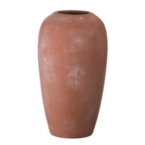 9.25inch Terracotta Matte Ceramic Vase