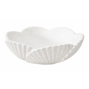 3.95inch Off-White Shell Textured Ceramic Bowl