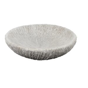 2.75inch Off-White Radial Textured Ceramic Bowl