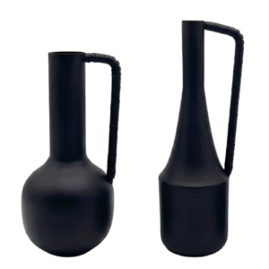 Iron Plastic Handle Vase