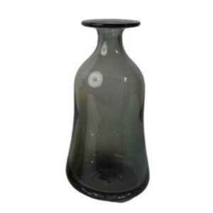 Glass Vase with Flat Rim