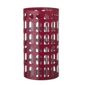 Arch Cutout Metal Storage Vase