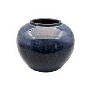 5.9inch Speckled Glaze Short Round Ceramic Vase