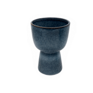 7.85inch Speckled Glaze Goblet Shaped Ceramic Vase