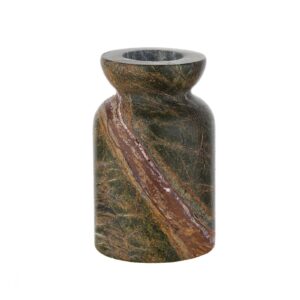 4.35inch Natural Multicolor Vein Stone Mini Vase