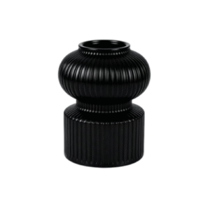 7.1inch Bulb & Cylinder Reversed Two-Tier Ceramic Jar