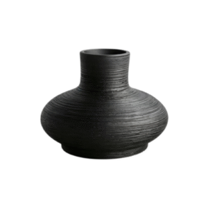 5.91inch Belly Low Swirl Ceramic Vase