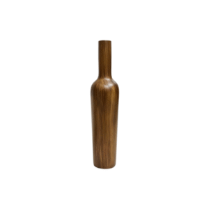 24.02inch Raw Wood Minimalist Slim Bottle Vase