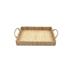 Rectangular Handwoven Rattan Storage Tray