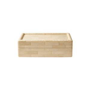 2.75inch Brick Inlay Twist Edge Rectangular Decorative Jewelry Box
