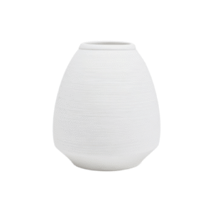 Teardrop Shape Minimalist Textured Ceramic Vase