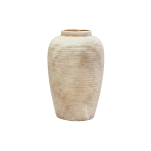 10inch Vintage Washed Textured Ceramic Vase