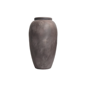 Tall Oval Minimalist Ceramic Jar