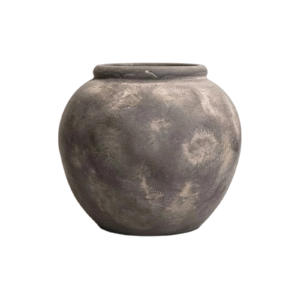 Round Bulb Wabi-Sabi Antique Clay Jar