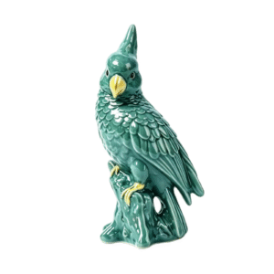 9.54inch Ceramic Parrot Figurine